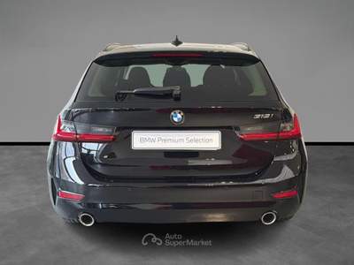 BMW Serie 3 318i 318i Touring Business Advantage auto Nero usata Trento