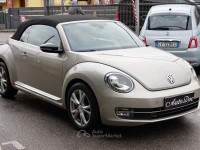 Volkswagen Maggiolino Cabrio 1.2 TSI DSG FULL LED SEDILI RISC Beige usata Villongo