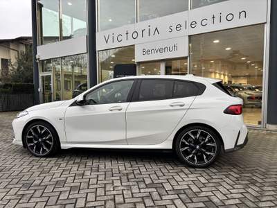 BMW Serie 1 120 120I M-SPORT 156 CV C.AUTOMATICO NAVI CARPLAY Bianco usata Brescia