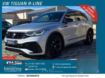 Volkswagen Tiguan R-Line 2.0 TDI 150CV DSG usata Partinico