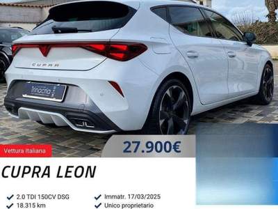 Cupra Leon 2.0 TDI 150CV DSG usata Partinico