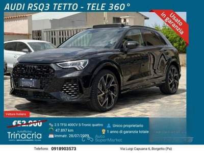 Audi Q3 RSQ3 2.5 TFSI 400CV S-Tronic quattro usata Partinico