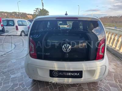 Volkswagen up! 5p. eco move BlueMotion Technology#METANO#PELLE#CRUISE#SEDILI RISCALDABILI Bianco usata Altamura