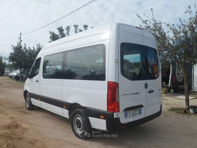 Mercedes-Benz Sprinter 9 posti panorama Bianco usata San Michele Salentino