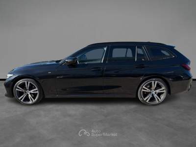 BMW Serie 3 320d 320 d 48V xDrive Touring Msport Nero usata LECCE