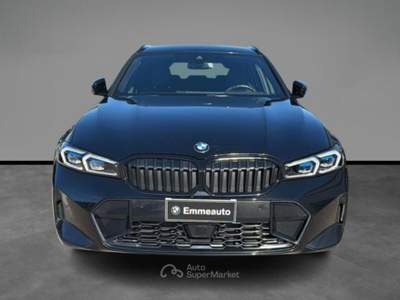 BMW Serie 3 320d 320 d 48V xDrive Touring Msport Nero usata LECCE
