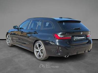 BMW Serie 3 320d 320 d 48V xDrive Touring Msport Nero usata LECCE