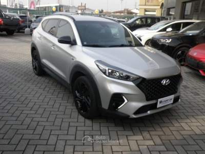 Hyundai Tucson Tucson II 2018 1.6 crdi 48V N-LINE 2wd 136cv my20 Argento usata Treviglio