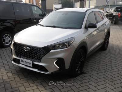 Hyundai Tucson Tucson II 2018 1.6 crdi 48V N-LINE 2wd 136cv my20 Argento usata Treviglio