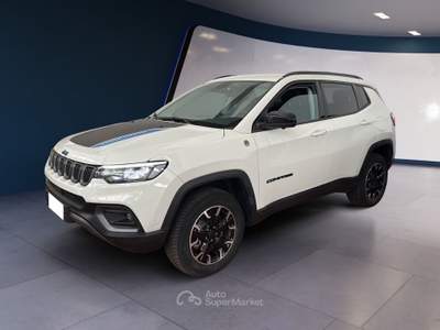 Jeep Compass II 2021 1.3 turbo t4 phev Trailhawk 4xe auto Bianco usata Torino