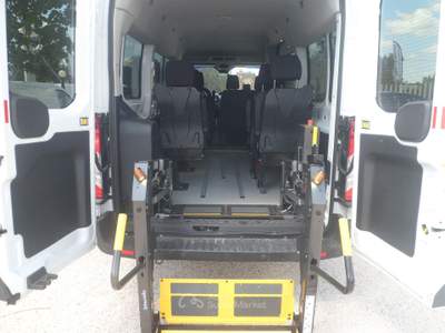 Ford Transit 9 posti trasporto disabili Bianco usata San Michele Salentino