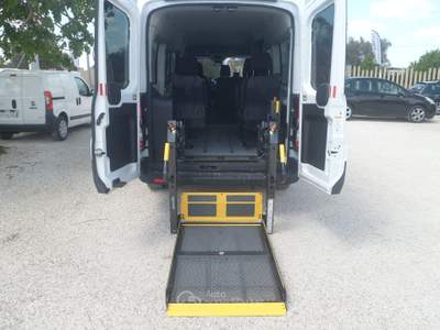 Ford Transit 9 posti trasporto disabili Bianco usata San Michele Salentino
