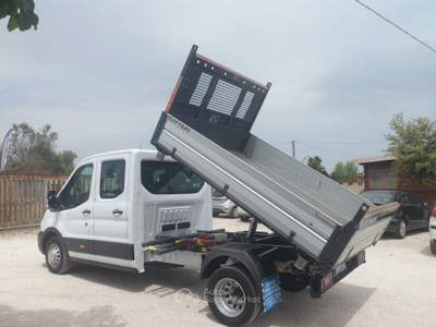 Ford Transit doppia cabina ribaltabile trilaterale Bianco usata San Michele Salentino