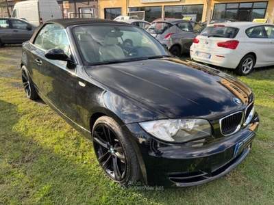 BMW Serie 1 120d 120d Cabrio Attiva Nero usata Lamporecchio