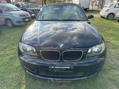 BMW Serie 1 120d 120d Cabrio Attiva Nero usata Lamporecchio