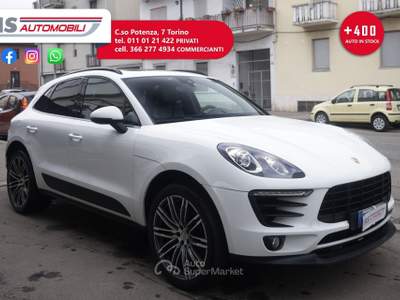 Porsche Macan Porsche Macan 3.0 Diesel S Tetto Panoramico Unicoproprietario Bianco usata Torino