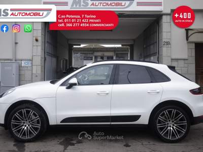 Porsche Macan Porsche Macan 3.0 Diesel S Tetto Panoramico Unicoproprietario Bianco usata Torino