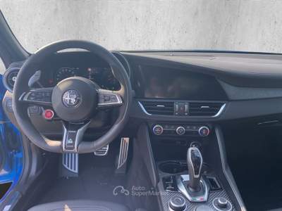 Alfa Romeo Giulia Giulia 2.9 V6 Bi-Turbo AT8 Quadrifoglio *IVA ESPOSTA* Blu/Azzurro usata Roma