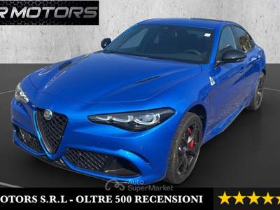 Alfa Romeo Giulia Giulia 2.9 V6 Bi-Turbo AT8 Quadrifoglio *IVA ESPOSTA* Blu/Azzurro usata Roma