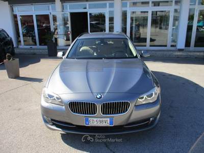 BMW Serie 5 520d 520 520d Touring Futura AUTOMATICA Grigio usata Latina