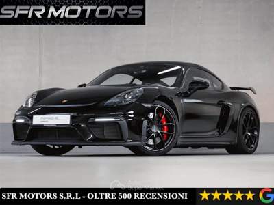 Porsche 718 718 Cayman 4.0 GT4 *CAMBIO MANUALE*PROMO* Nero usata Roma