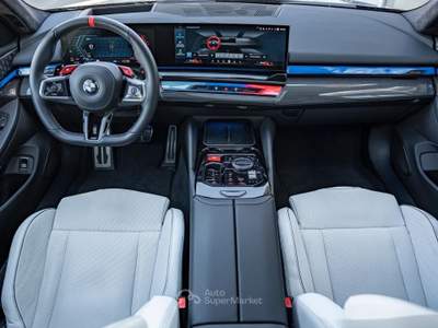 BMW Serie 5 518i M5 Touring X-DRIVE *CARBON*TETTO*IVA ESPOSTA* Grigio usata Roma