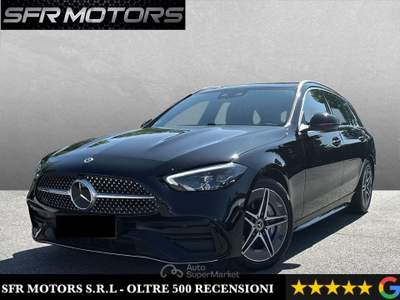 Mercedes-Benz Classe C C 220 d Mild hybrid S.W. 4Matic AMG Line Premium *IVA ESPOSTA*PROMO* Nero usata Roma