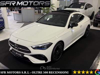 Mercedes-Benz CLE CLE 220 d Coupé AMG Line Premium Plus *TETTO*IVA ESPOSTA* Bianco usata Roma