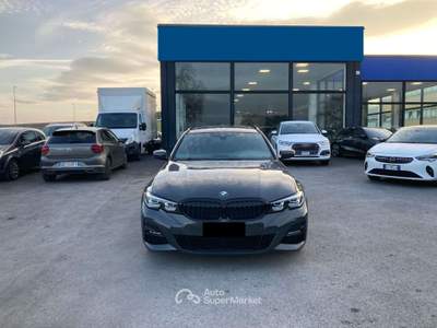 BMW Serie 3 320d 320 d Touring mhev 48V xdrive Msport auto Grigio usata Treia