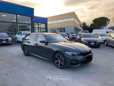 BMW Serie 3 320d 320 d Touring mhev 48V xdrive Msport auto Grigio usata Treia