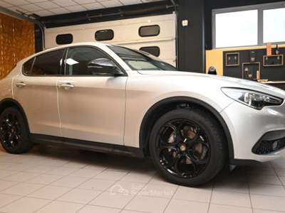 Alfa Romeo Stelvio 2.2 TURBO 190CV AT8 Q4 EXECUTIVE NAVI LED 20"FULL! Argento usata Brescia