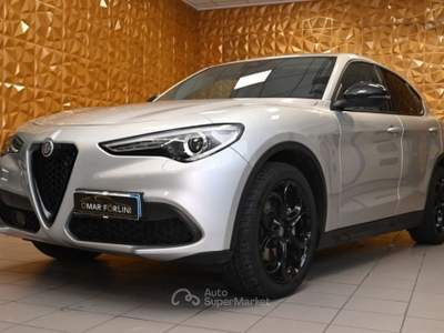 Alfa Romeo Stelvio 2.2 TURBO 190CV AT8 Q4 EXECUTIVE NAVI LED 20"FULL! Argento usata Brescia