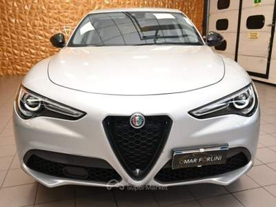 Alfa Romeo Stelvio 2.2 TURBO 190CV AT8 Q4 EXECUTIVE NAVI LED 20"FULL! Argento usata Brescia