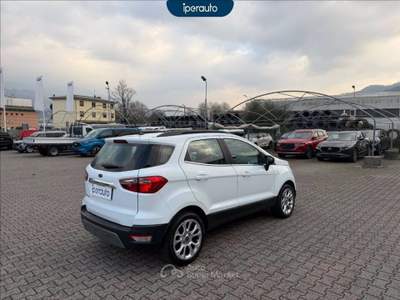 Ford EcoSport Ecosport 1.0 ecoboost titanium s&s 125cv Bianco usata Bergamo
