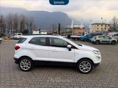 Ford EcoSport Ecosport 1.0 ecoboost titanium s&s 125cv Bianco usata Bergamo