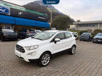 Ford EcoSport Ecosport 1.0 ecoboost titanium s&s 125cv Bianco usata Bergamo