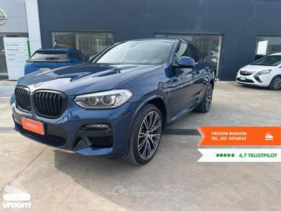 BMW X4 X4 xDrive20d 48V Msport Blu/Azzurro usata Comiso