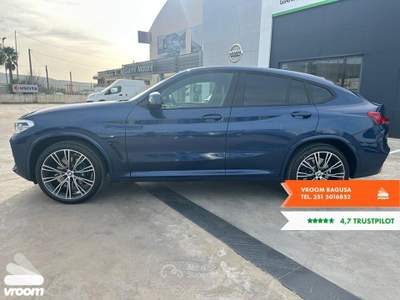 BMW X4 X4 xDrive20d 48V Msport Blu/Azzurro usata Comiso