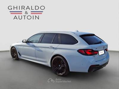 BMW Serie 5 540d 540d 48V xDrive Touring Msport 340CV Pelle LED Bianco usata Padova