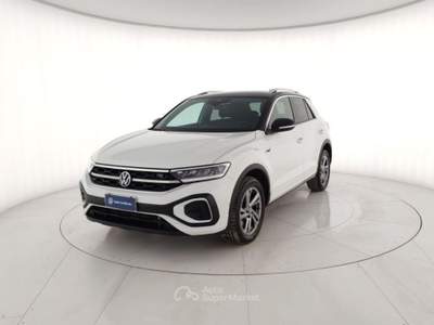 Volkswagen T-Roc T-Roc 2.0 TDI SCR 150 CV DSG R-Line Bianco usata Massa