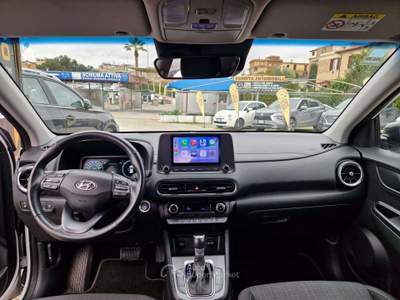 Hyundai Kona Kona I 2021 1.6 gdi hev Xline 2wd 141cv dct Bianco usata Roma