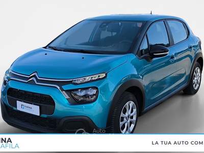 Citroen C3  - c3 1.2 puretech feel s&s 83cv neopatentati my20 Verde usata Marcianise