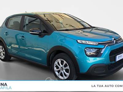 Citroen C3  - c3 1.2 puretech feel s&s 83cv neopatentati my20 Verde usata Marcianise