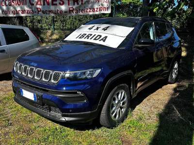 Jeep Compass 1.3 Turbo T4 190 CV PHEV AT6 4xe Longitude Blu/Azzurro usata Bucine