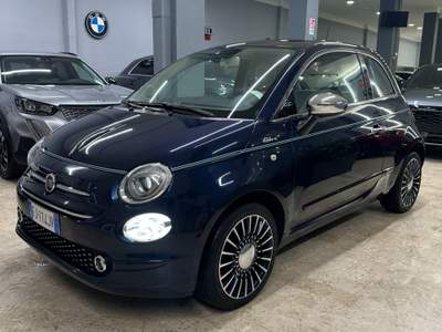 Fiat 500 95 CV Lounge VERSIONE RIVA Blu/Azzurro usata San Giuseppe Vesuviano