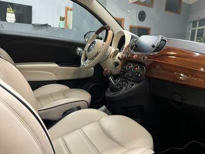Fiat 500 95 CV Lounge VERSIONE RIVA Blu/Azzurro usata San Giuseppe Vesuviano
