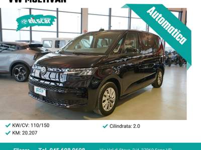 Volkswagen Multivan 2.0 TDI 150CV DSG Space Nero usata Sona