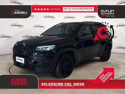 Jeep Compass 1.3 Turbo T4 PHEV Night Eagle 4xe AT6 -IVA ESCLUSA-AUTOCARRO Nero usata Coccaglio