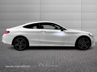 Mercedes-Benz Classe C  - c coupe 220 d premium plus 4matic Bianco usata Montecosaro
