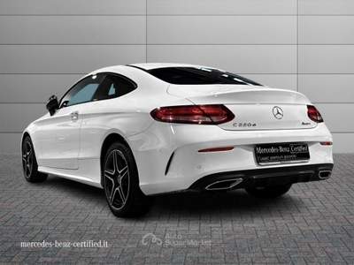 Mercedes-Benz Classe C  - c coupe 220 d premium plus 4matic Bianco usata Montecosaro